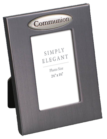 Communion Metal Photo Frame/Symbolic   (C46160)