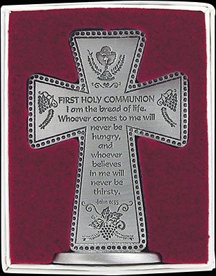 Communion Pewter Cross/3 inch Standing   (C4650)