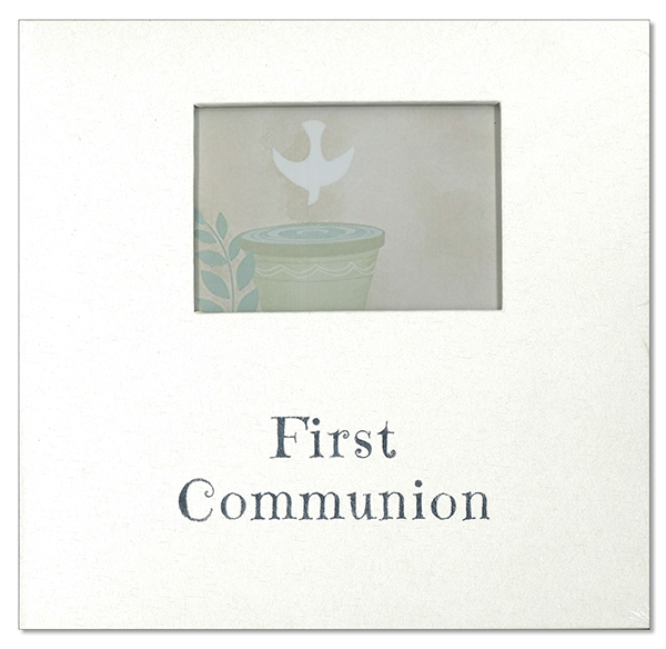 Communion Leatherette Photo Album/Symbolic   (C46698)