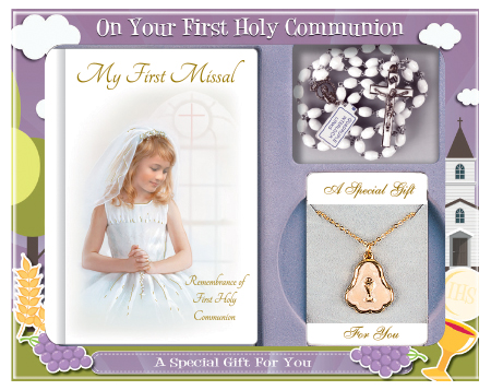 Communion Gift Set/Girl   (C5206)