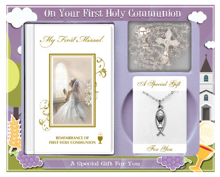 Communion Gift Set/Girl   (C5214)