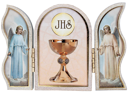 Communion Wood Plaque/Triptych   (C56230)