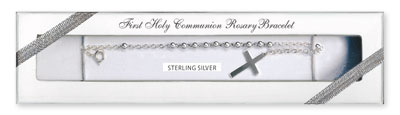 Sterling Silver Rosary Bracelet   (C6380)