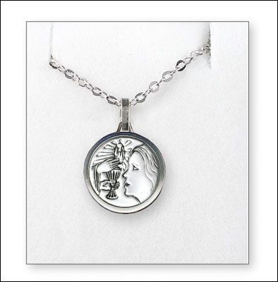 Silver Plated Necklet/Communion Girl   (C6906)
