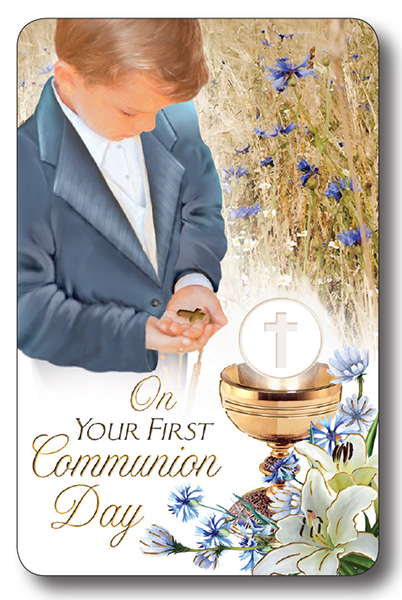 Prayer Card/Communion/Boy   (C71721)