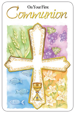 Prayer Card/Communion/Symbolic   (C71732)