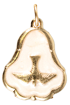 Confirmation Gilt Pearl Medal   (F1583)