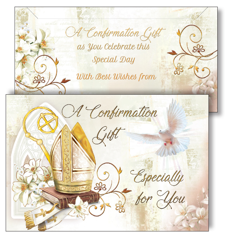Confirmation Gift Wallet Card/Symbolic   (F28119)