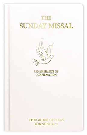 Confirmation Sunday Roman Missal White   (F4516/WH)