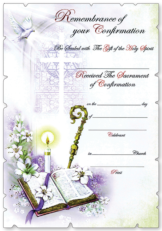Confirmation Certificate/Symbolic   (F58309)