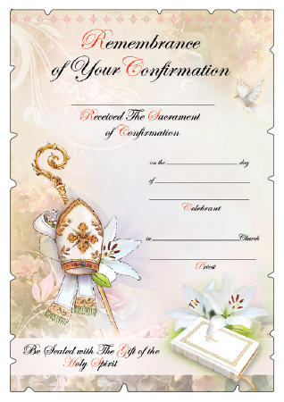Confirmation Certificate/Symbolic   (F58312)