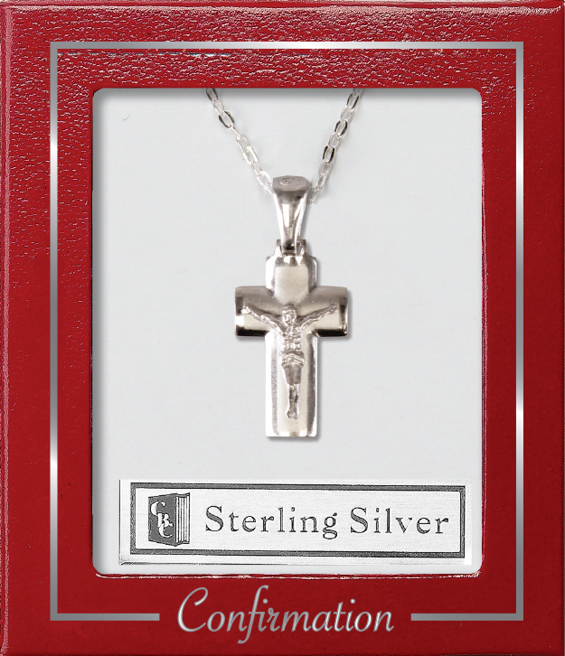 Confirmation Silver Necklet/Crucifix  (F69372)