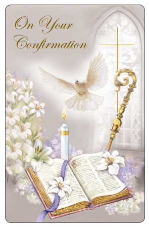Laminated Prayer Card/Confirmation/Sym   (F71992)