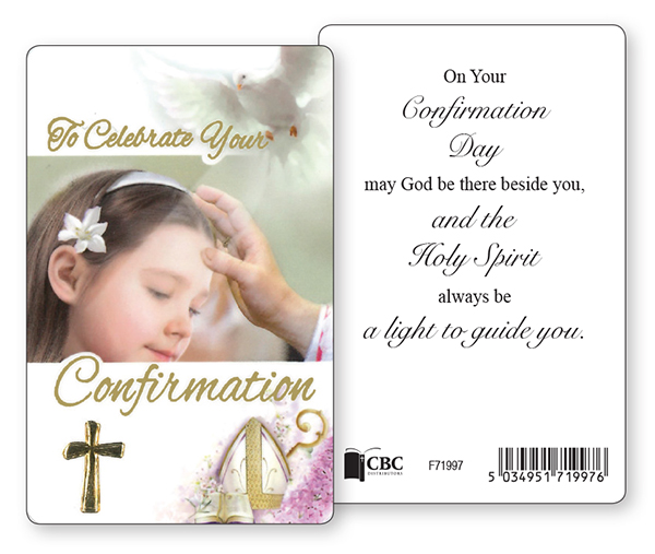 Prayer Card/Confirmation Girl   (F71997)