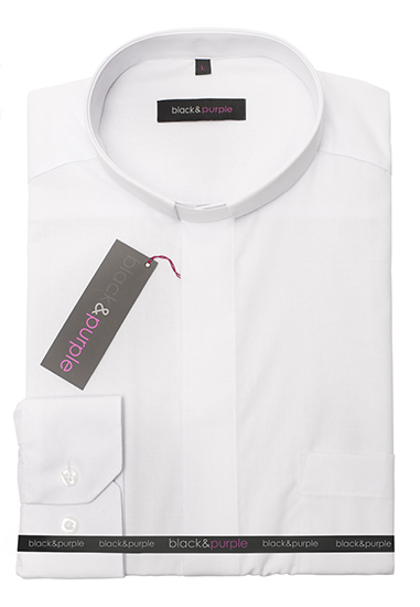 Poplin Clerical shirt - White   (K/POPLIN SHIRT/WHITE)