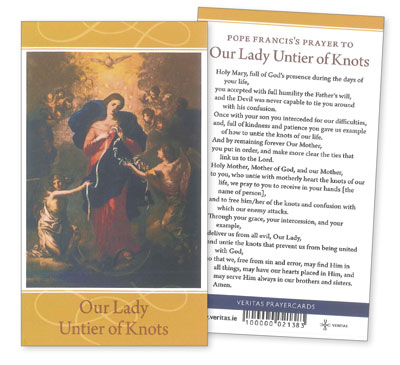 Our Lady Untier of Knots-Leaflet/Laminated   (P92828)
